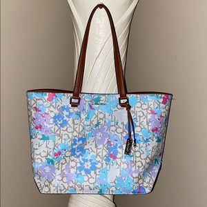 Calvin Klein Floral Tote